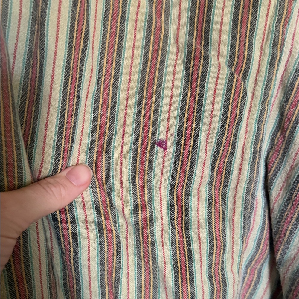 Striped Unisex Harem Pants - Picture 2 of 5